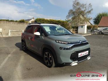SPOTICAR Citroën C3 Aircross Puretech 130ch S&s Shine Pack Eat6 Occasion - Suv-4x4 Essence Kaki Grey (o) - Blanc Opale - Saint Ouen - 1204157414_2
