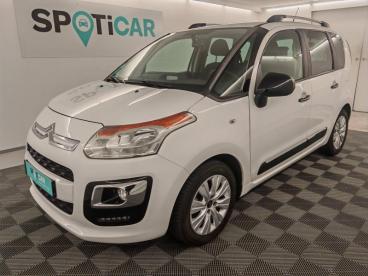 SPOTICAR Citroën C3 Picasso Puretech 110 Feel Edition Occasion - Monospace Essence Blanc Banquise - Aubiere - 1203781626_1