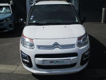 SPOTICAR Citroën C3 Picasso Puretech 110 Bvm Feel Edition Occasion - Monospace Essence Blanc - Saint Germain Les Arpajon - 1204102495_2