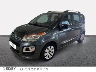 SPOTICAR Citroën C3 Picasso Puretech 110 Confort Occasion - Monospace Essence Gris Shark - Belfort - 1204138821_1