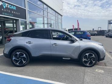 SPOTICAR Citroën C4 1.2 Hybride 136 Max Automatique Occasion - Berline Hybride Gris Acier (m) - Brest - 1203487635_1