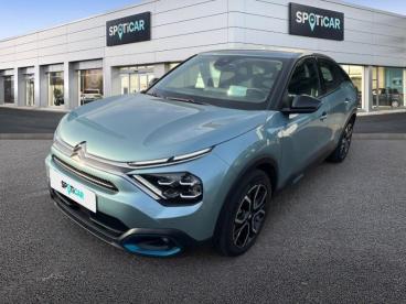 SPOTICAR Citroën C4 Moteur Electrique 136ch (100 Kw) Feel Pack Automat Occasion - Berline Electrique Bleu Iceland (n) - Ales - 1203710254_1