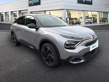 SPOTICAR Citroën C4 Puretech 130ch S&s Shine Eat8 Occasion - Berline Essence Gris Acier (m) - Tulle - 1203750262_3