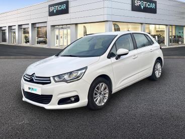 SPOTICAR Citroën C4 Puretech 110ch Feel Occasion - Berline Essence Blanc Banquise (o) - Ludres - 1203789263_1
