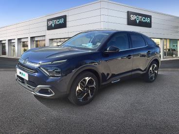 SPOTICAR Citroën C4 1.2 Hybride 136ch S&s Max Automatique Occasion - Berline Hybride Bleu Eclipse (m) - Orange - 1203961216_1