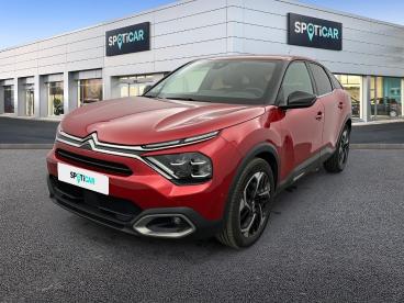 SPOTICAR Citroën C4 Puretech 130 S&s Eat8 Shine Pack Occasion - Berline Essence Rouge - Bondy - 1204043383_1