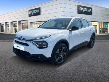 SPOTICAR Citroën C4 Puretech 130ch S&s Feel Pack Eat8 Occasion - Berline Essence Blanc Banquise (o) - Reims - 1204057624_1