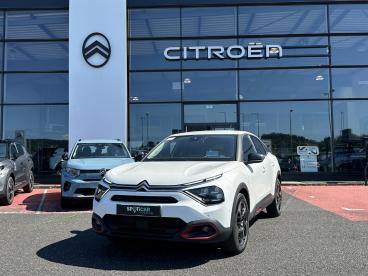 SPOTICAR Citroën C4 Bluehdi 130 S&s Eat8 Feel Pack Occasion - Berline Diesel Blanc - Saint Germain Laprade - 1204170745_1