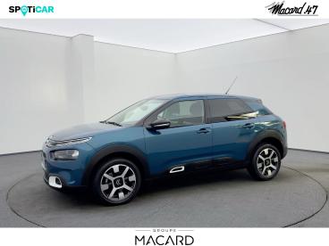 SPOTICAR Citroën C4 Cactus Puretech 130ch S&s Shine E6.d-temp Occasion - Berline Essence Emeraude Blue (n) - Boe - 1203820580_1
