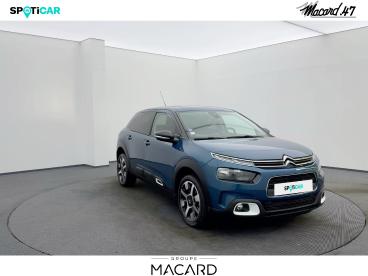 SPOTICAR Citroën C4 Cactus Puretech 130ch S&s Shine E6.d-temp Occasion - Berline Essence Emeraude Blue (n) - Boe - 1203820580_3