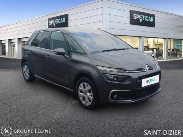SPOTICAR Citroën C4 Picasso Puretech 130ch Feel S&s Eat6 Occasion - Monospace Essence Gris Platinium (m) - Saint Dizier - 1203985123_3