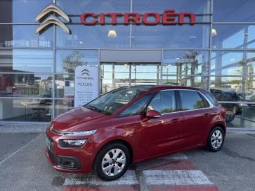 SPOTICAR Citroën C4 Spacetourer Bluehdi 130ch S&s Live E6.d-temp Occasion - Monospace Diesel Rouge Rubi - Ploemeur - 1203721931_1