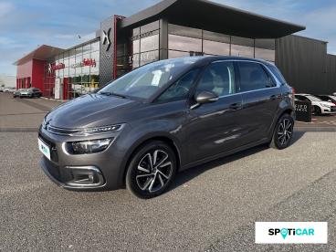 SPOTICAR Citroën C4 Spacetourer Puretech 130ch S&s Shine Eat8 E6.d-temp Occasion - Monospace Essence Gris Platinium (m) - Montauban - 1203812442_1