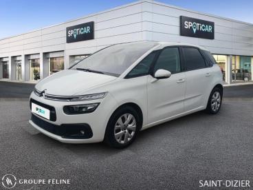 SPOTICAR Citroën C4 Spacetourer Bluehdi 130ch S&s Feel E6.d-temp Occasion - Monospace Diesel Blanc Banquise (o) - Saint Dizier - 1203817584_1