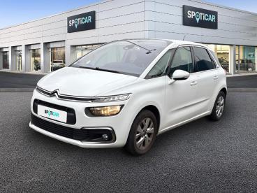 SPOTICAR Citroën C4 Spacetourer Puretech 130ch S&s Feel Eat8 E6.d-temp Occasion - Monospace Essence Blanc Banquise (o) - Metz - 1203826820_1