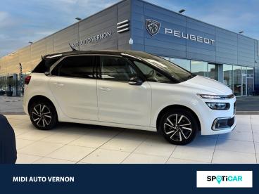 SPOTICAR Citroën C4 Spacetourer Puretech 130ch S&s Feel Eat8 E6.d-temp Occasion - Monospace Essence Blanc Banquise (o) - La Chapelle Longueville - 1203828221_4