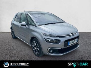 SPOTICAR Citroën C4 Spacetourer 1.2 L 130cv Shine Eat8 Occasion - Monospace Essence Gris - Montlucon - 1203973449_5
