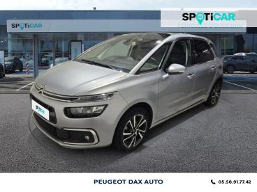 SPOTICAR Citroën C4 Spacetourer Puretech 130ch S&s Shine Eat8 E6.d-temp Occasion - Monospace Essence Gris Acier (m) - Mees - 1204137291_1