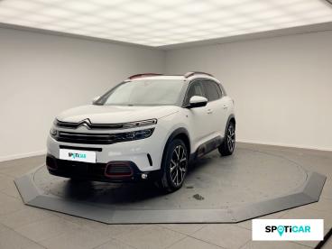 SPOTICAR Citroën C5 Aircross Hybrid 225ch Shine Pack E-eat8 Occasion - Suv-4x4 Hybride Rechargeable Blanc Nacré - Tarbes - 1203086502_1