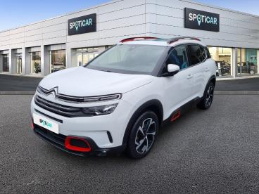 SPOTICAR Citroën C5 Aircross Puretech 130 S&s Bvm6 Shine Occasion - Suv-4x4 Essence Blanc  Et Rouge - Roanne - 1203113931_1