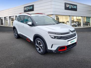 SPOTICAR Citroën C5 Aircross Puretech 130 S&s Bvm6 Shine Occasion - Suv-4x4 Essence Blanc  Et Rouge - Roanne - 1203113931_3