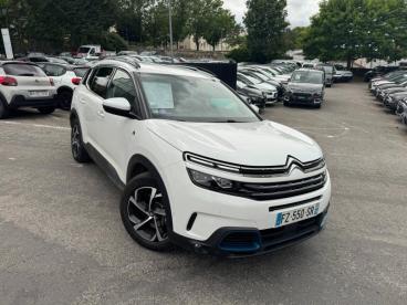 SPOTICAR Citroën C5 Aircross Hybrid 225ch Shine E-eat8 Occasion - Suv-4x4 Hybride Rechargeable Blanc Nacré - Chambourcy - 1203557105_1