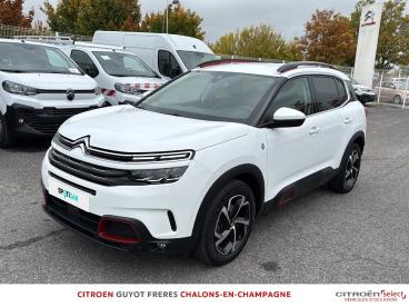 SPOTICAR Citroën C5 Aircross Bluehdi 130ch S&s C-series Eat8 E6.d Occasion - Suv-4x4 Diesel Blanc Banquise - Saint Memmie - 1203713313_1