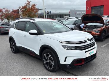 SPOTICAR Citroën C5 Aircross Bluehdi 130ch S&s C-series Eat8 E6.d Occasion - Suv-4x4 Diesel Blanc Banquise - Saint Memmie - 1203713313_3