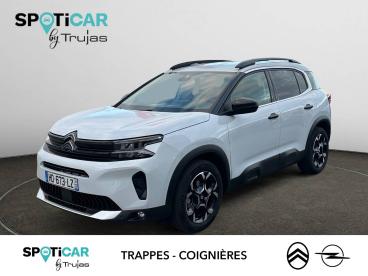SPOTICAR Citroën C5 Aircross Hybride 145 E-dcs6 Max Occasion - Suv-4x4 Essence Blanc - Coignieres - 1203754584_1