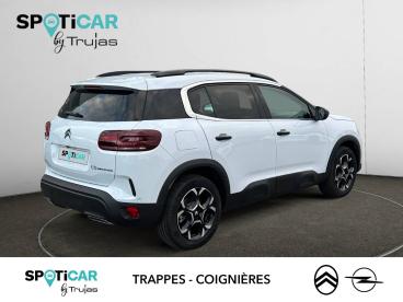SPOTICAR Citroën C5 Aircross Hybride 145 E-dcs6 Max Occasion - Suv-4x4 Essence Blanc - Coignieres - 1203754584_5