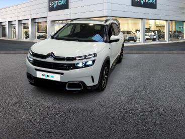 SPOTICAR Citroën C5 Aircross Hybride Rechargeable 225 S&s E-eat8 Shine Occasion - Suv-4x4 Hybride Rechargeable Blanc - Reze - 1203893719_1