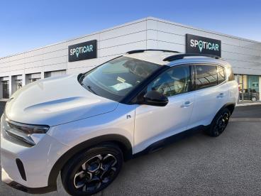 SPOTICAR Citroën C5 Aircross Hybrid 225ch Shine E-eat8 Occasion - Suv-4x4 Hybride Rechargeable Blanc Banquise - Porto Vecchio - 1203934847_1
