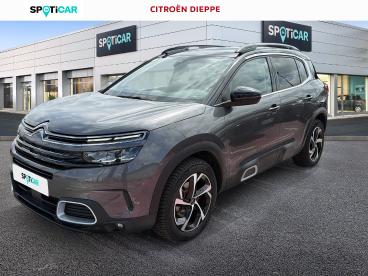 SPOTICAR Citroën C5 Aircross Puretech 130 S&s Eat8 Shine Occasion - Suv-4x4 Essence Gris Fonce** - Dieppe - 1203957964_1