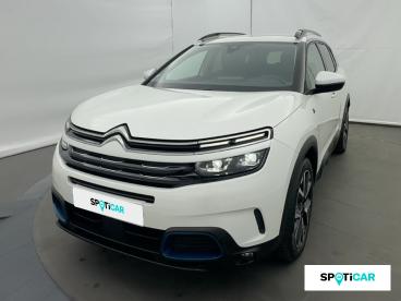 SPOTICAR Citroën C5 Aircross Hybrid 225ch Shine E-eat8 Occasion - Suv-4x4 Hybride Rechargeable Blanc Banquise - Eybens - 1203999479_1