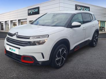 SPOTICAR Citroën C5 Aircross Puretech 130ch S&s Feel E6.d-temp Occasion - Suv-4x4 Essence Blanc Banquise - Valenciennes - 1204029979_1