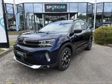 SPOTICAR Citroën C5 Aircross Hybrid Rechargeable 225ch Shine E-eat8 Occasion - Suv-4x4 Hybride Rechargeable Bleu Eclipse - Limoges - 1204038717_1