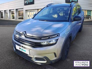 SPOTICAR Citroën C5 Aircross Puretech 130 S&s Eat8 Shine Pack Occasion - Suv-4x4 Essence Gris - Chambray Les Tours - 1204241609_1