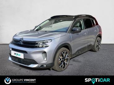 SPOTICAR Citroën C5 Aircross Hybrid E Rechargeable 225 E-eat8 Shine Occasion - Suv-4x4 Hybride Rechargeable Gris Acier - Gien - 1203915461_1