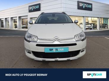 SPOTICAR Citroën C5 Tourer Bluehdi 180ch Hydractive Exclusive S&s Eat6 Occasion - Break Diesel Blanc Nacré - Bernay - 1203900587_2