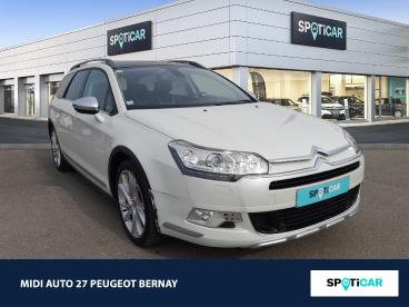 SPOTICAR Citroën C5 Tourer Bluehdi 180ch Hydractive Exclusive S&s Eat6 Occasion - Break Diesel Blanc Nacré - Bernay - 1203900587_3