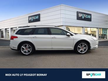 SPOTICAR Citroën C5 Tourer Bluehdi 180ch Hydractive Exclusive S&s Eat6 Occasion - Break Diesel Blanc Nacré - Bernay - 1203900587_4