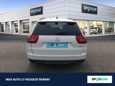 SPOTICAR Citroën C5 Tourer Bluehdi 180ch Hydractive Exclusive S&s Eat6 Occasion - Break Diesel Blanc Nacré - Bernay - 1203900587_5