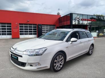 SPOTICAR Citroën C5 Tourer Bluehdi 180 S&s Eat6 Hydra Exclusive Occasion - Break Diesel Blanc - Roquettes - 1204179843_1