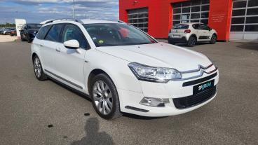 SPOTICAR Citroën C5 Tourer Bluehdi 180 S&s Eat6 Hydra Exclusive Occasion - Break Diesel Blanc - Roquettes - 1204179843_3