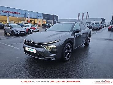SPOTICAR Citroën C5 X Hybride Rechargeable 225ch Shine Eeat8 Occasion - Berline Hybride Rechargeable Gris Platinium (m) - Saint Memmie - 1203352436_1