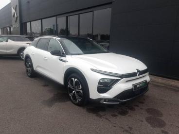 SPOTICAR Citroën C5 X Hybride Rechargeable 225ch Shine Eeat8 Occasion - Berline Hybride Rechargeable Blanc Nacré (n) - Blois - 1203770698_1