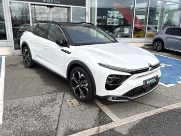 SPOTICAR Citroën C5 X Hybride Rechargeable 225ch Shine Pack Eeat8 / Came Occasion - Berline Hybride Rechargeable Blanc Nacré (n) - Toit Noir Perla Nera - Brest - 1203870632_1