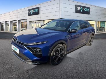 SPOTICAR Citroën C5 X Hybride Rechargeable 225 S&s E-eat8 Shine Pack Occasion - Berline Hybride Rechargeable Bleu - Dijon - 1203920141_1