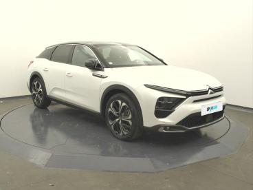 SPOTICAR Citroën C5 X Hybride Rechargeable 225 S&s E-eat8 Shine Pack Occasion - Berline Hybride Rechargeable Blanc - Angers - 1204058634_3