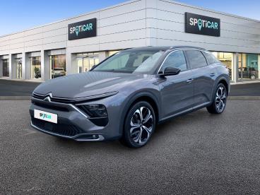 SPOTICAR Citroën C5 X Puretech 180ch S&s Shine Pack Eat8 Occasion - Berline Essence Gris Platinium (m) - Reims - 1204082620_1